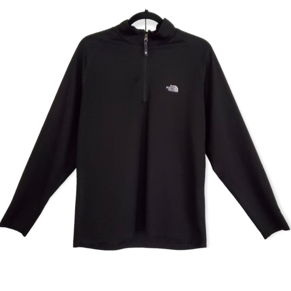 The North Face Men's 1/4 zip black pullover size large